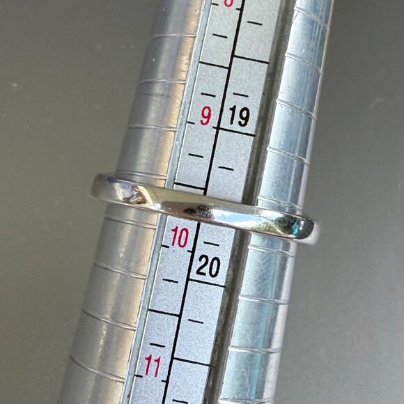 Sterling Silver 925 Oval Cut Spinel Ring With Intricate Accents Size 10 - Picture 6 of 6